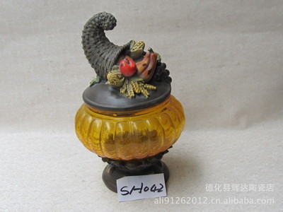批發(fā)樹脂工藝品 鬼節(jié)系列南瓜擺飾SH042，德化縣輝達(dá)陶瓷店專業(yè)供應(yīng)